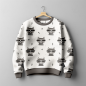 Preview: " Bandit Racoon - Milk "  --- Stoffart wählbar --