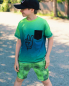 Preview: Bügelbild -  " Cool Pease Finger " #schwarz