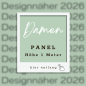 Preview: Ep - Panel Designnäher 2026 - " Damen " - Bio French Terry - (Höhe 1 Meter)