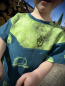 Preview: Bügelbild -  " Cool Pease Finger " #schwarz