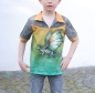 Preview: Ep - EINZEL Panel - " GELB/SEA " - Bio Jersey