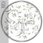 Preview: Patch / Aufnäher  - Aquarell Blumen 132 - Größe wählbar -