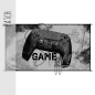 Preview: Patch / Aufnäher  - Game ON -Schwarz/Grau