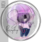 Preview: Patch / Aufnäher  - Rainydays - Lila -