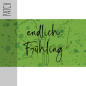 Preview: Patch / Aufnäher  - "endlich Frühling" grün