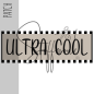 Preview: Patch / Aufnäher  - "ULTRA COOL" - beige