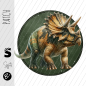 Preview: Patch / Aufnäher  - Dino "grün" Button