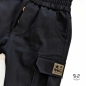 Preview: TWILL - elastisch - Schwarz Uni - *SCHWERE VERSION*