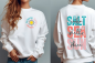 Preview: Bügelbild Set - Front & Back - "SALT water ..... - Blau/Koralle/Rosa"