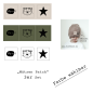 Preview: Mützen Patch - 3er-Set - FARBE WÄHLBAR - Serie 4