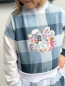 Preview: Bügelbild -  " HAPPY EASTER #stickoptik "