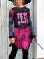 Preview: DENIM - #dunkelgrau/pink - Bio French Terry