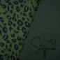 Preview: Bio-Strickjacquard von Stoffonkel Jacquard - Rippen - Waldgrün