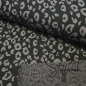 Preview: Bio-Strickjacquard von Stoffonkel Jacquard - Leo - Schwarz
