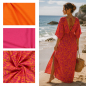 Preview: Musselin Double Gauze - #Orange