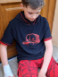 Preview: Bügelbild - " Cool Cap - #Grunge Rot "