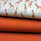 Preview: Strick Jersey - Rost - Recycled Cotton