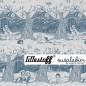 Preview: Winterwald meliert blau grau BIO Jersey von lillestoff