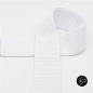 Preview: Gummiband  50mm  - #weiss   - Rippen