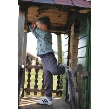 Jeansjersey Uni - Schwere Qualität - Army