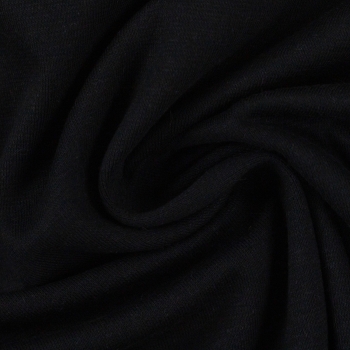 Swafing Maike Uni - Sommersweat French Terry - Schwarz