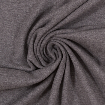 - ÜBERBREITE 100cm -Bündchen Heike melange - Dunkelgrau