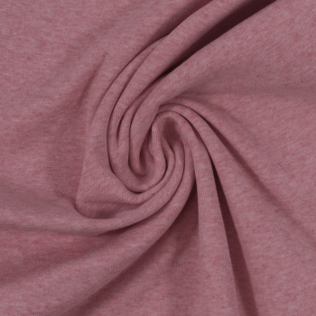 - ÜBERBREITE 100cm -Bündchen Heike melange - Altrosa