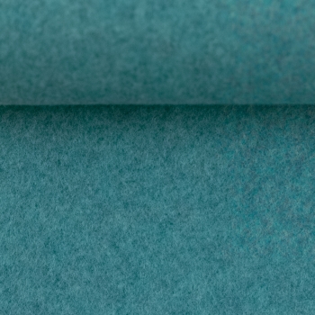 BIO Baumwollfleece - 100% Bio-Baumwolle - Petrol