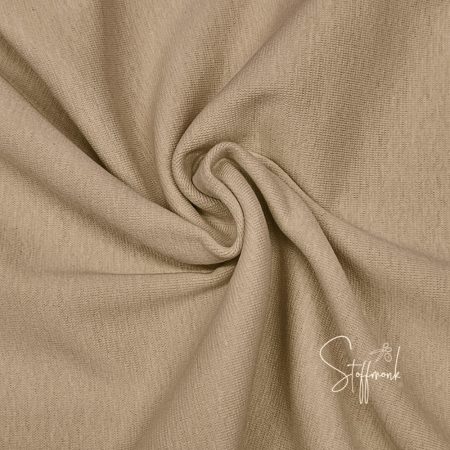 Bündchen Beige -  Uni Glatt