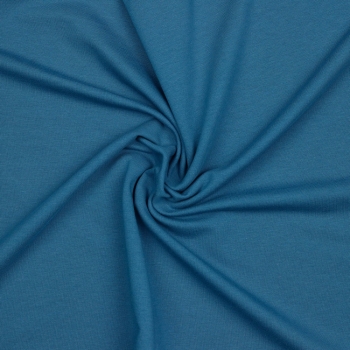 Bio Sommersweat French Terry - Uni - Jeansblau