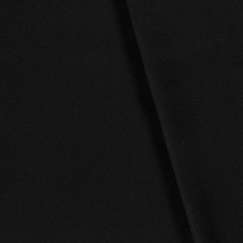 Baumwollfleece - 100% Baumwolle - Schwarz