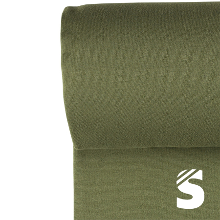 Bündchen # Tannengrün - Uni Glatt