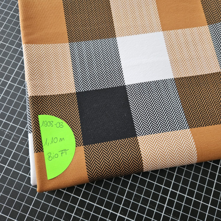 1908-03 - 1,10 meter - Karogräten cider/schwarz - Bio FT
