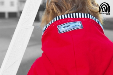 Patch / Aufnäher  - "Feurerwehrhubschrauber" mit Flammen