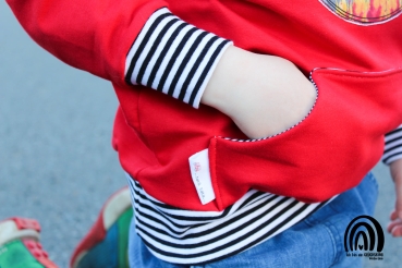 Patch / Aufnäher  - "Feurerwehrhubschrauber" mit Flammen