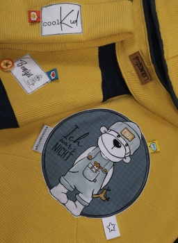 Patch / Aufnäher  - "Ich war´s nicht" - Karo dunkles Petrol - XaXelu Design