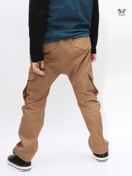 TWILL - elastisch - Senf Uni