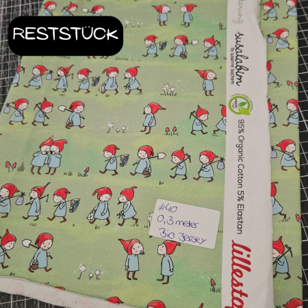 #40 - 0,3 meter - Zwerge von Lillestoff - Bio Jersey