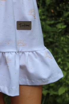 Label  " I need sun (Text) " -  ca. 4,2 cm breit - Kunstleder ++ Farbauswahl ++