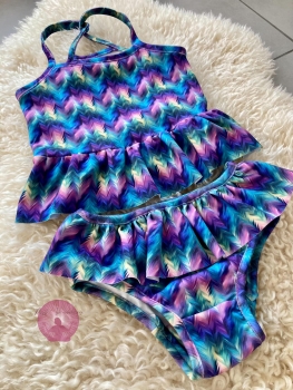 Bade/Sport Funktionsjersey Lycra -  " Fantasy Fischgrät " - Eigenproduktion