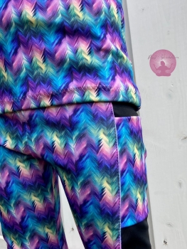 Bade/Sport Funktionsjersey Lycra -  " Fantasy Fischgrät " - Eigenproduktion