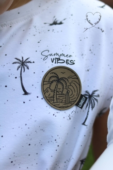 Bügelbild - SET A6   "Summer Vibes - schwarz "