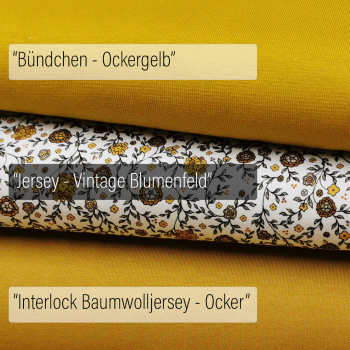 Interlockjersey - Ocker