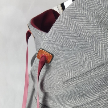 Sweat Felix Fischgrätmuster Nachtblau