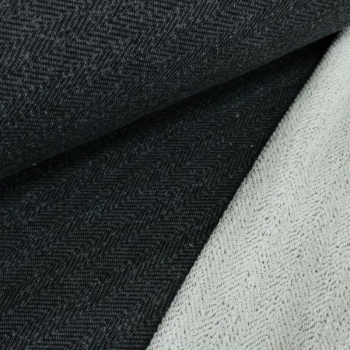 Sweat Felix Fischgrätmuster Schwarz