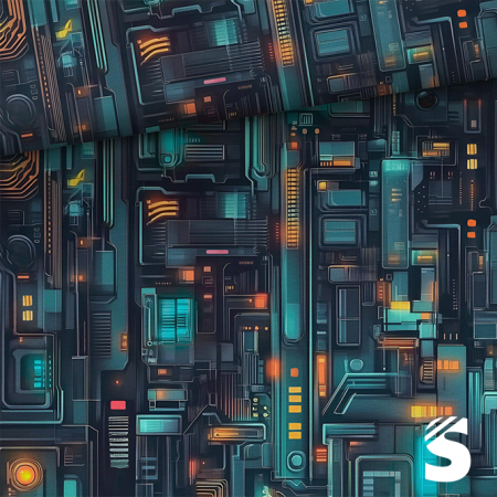 Cyber Kombi  -  French Terry  (Reaktivdruck)