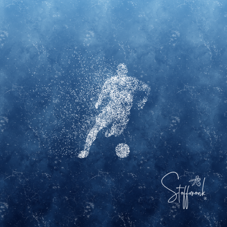 Ep - EINZEL Panel - FUSSBALL #royalblau - Bio Jersey