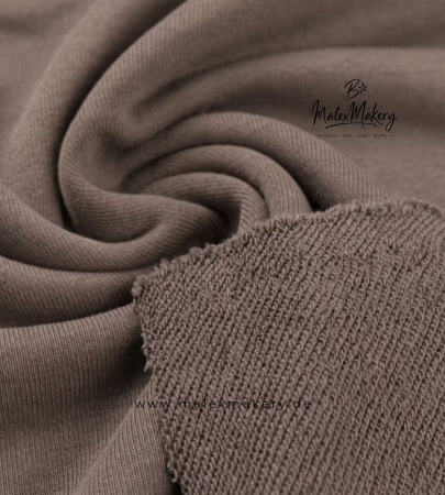 French Terry/Sweat (grobe Schlingen) - #Braun