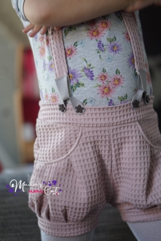 Waffelstoff Baumwolle Waffelpiqué Altrosa