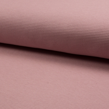 Waffelstrick Jersey - Altrosa -